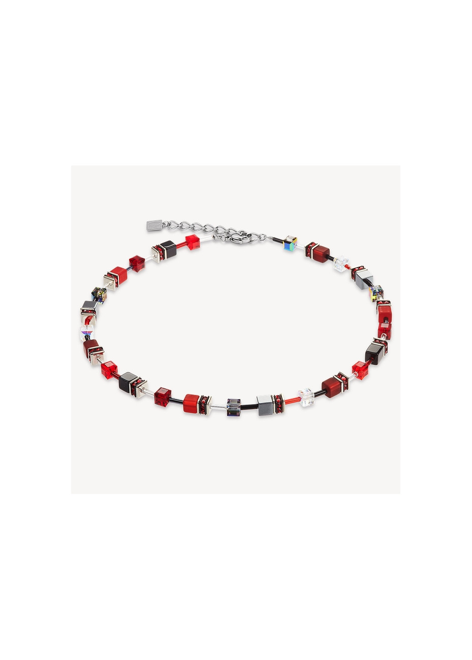 0312 collier Red-Grey Coeur de Lion 4014100312