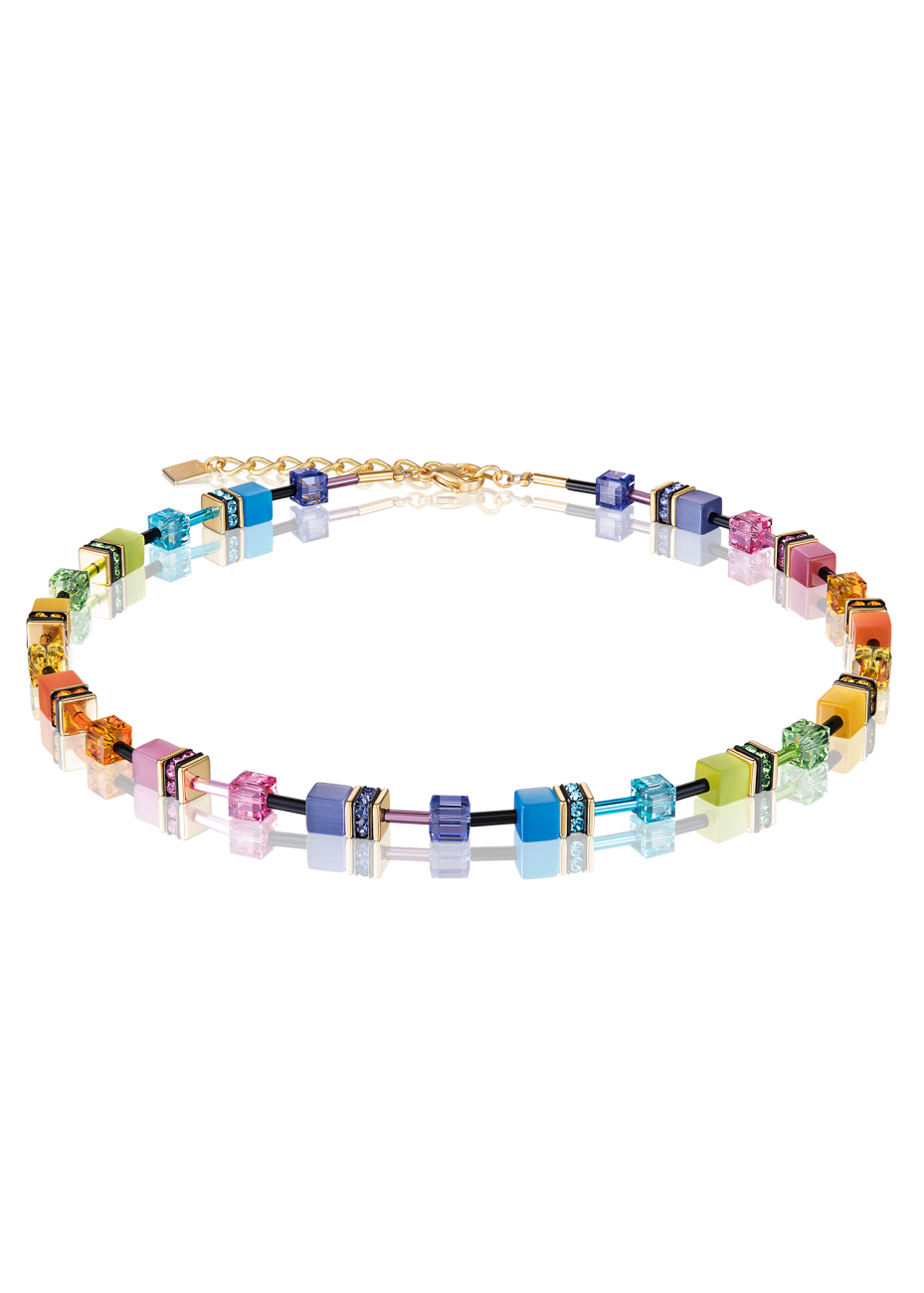 1573 Collier Multicolour Rainbow-Gold 2 Coeur de Lion 2838101573