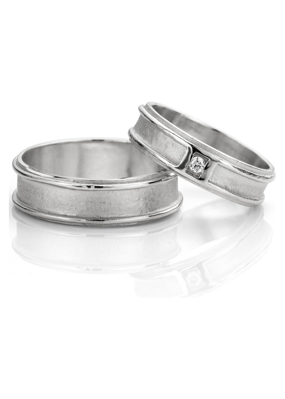 220_221 Relatieringen grillig zilver met briljant Mathisse