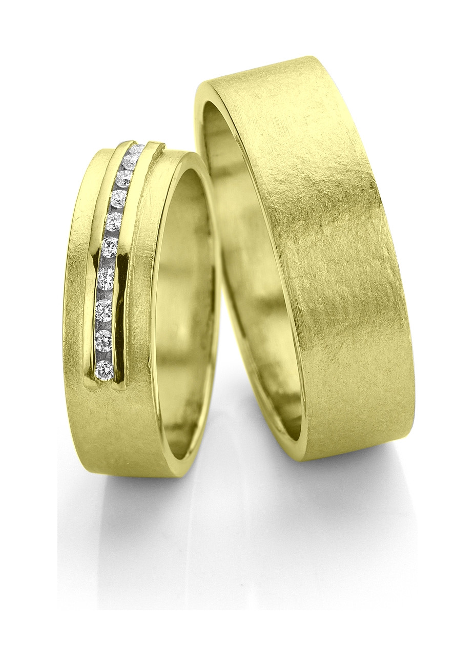 234_229goud Briljant in grillige gouden vriendschapsringen Mathisse