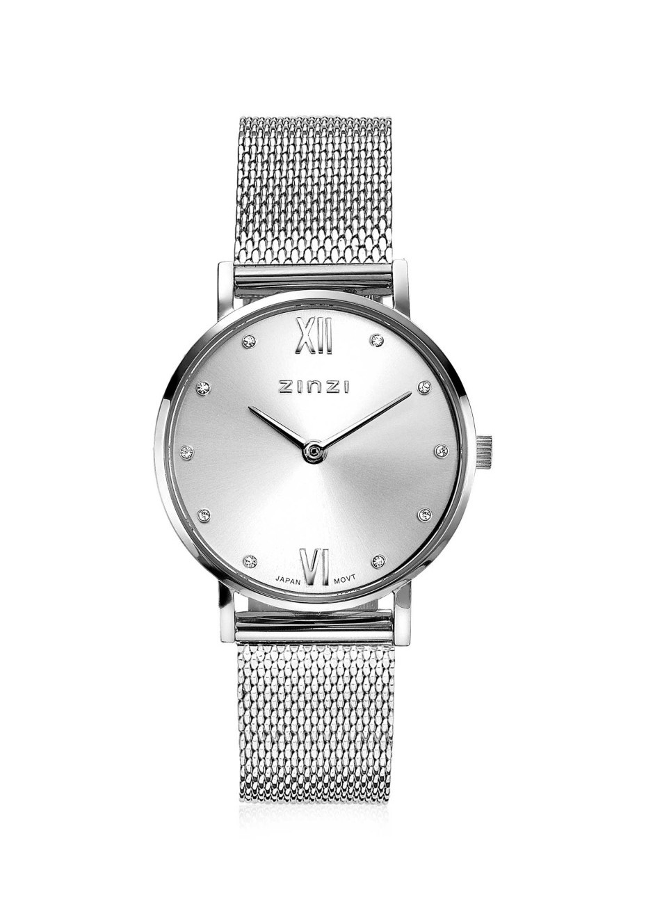 ziw628M dameshorloge Lady 28 mm staal met mesh band Zinzi