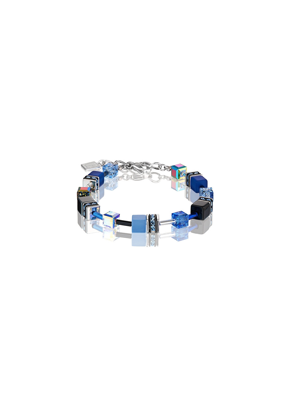 0712 armband Blue-Grey Coeur de Lion 4014300712