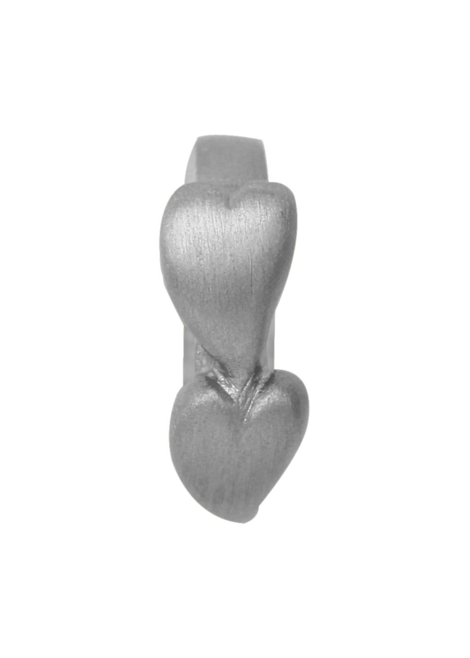 41150 Endless charm double heart silver