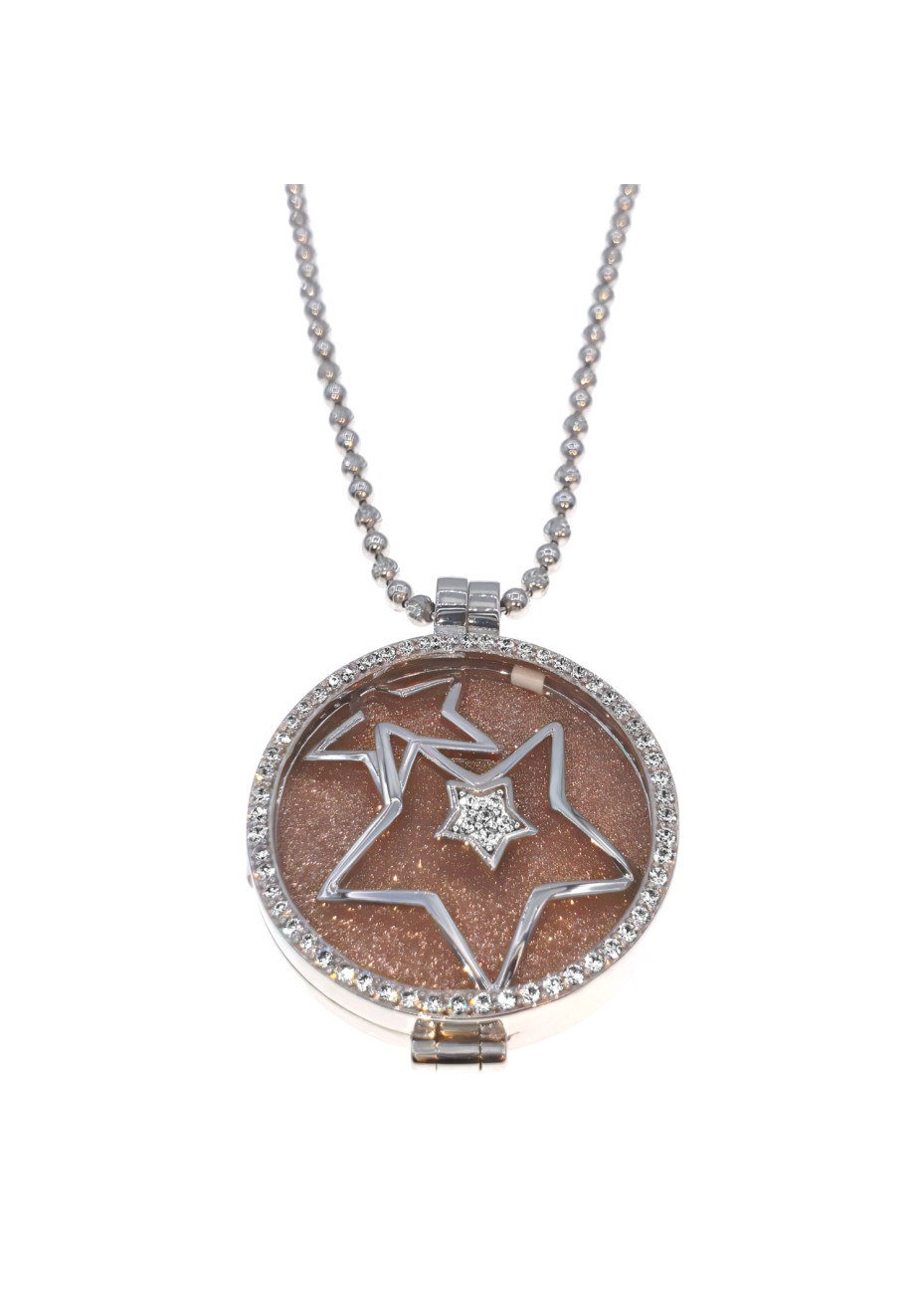 008 Schitterende hanger en collier MY iMenso zilver
