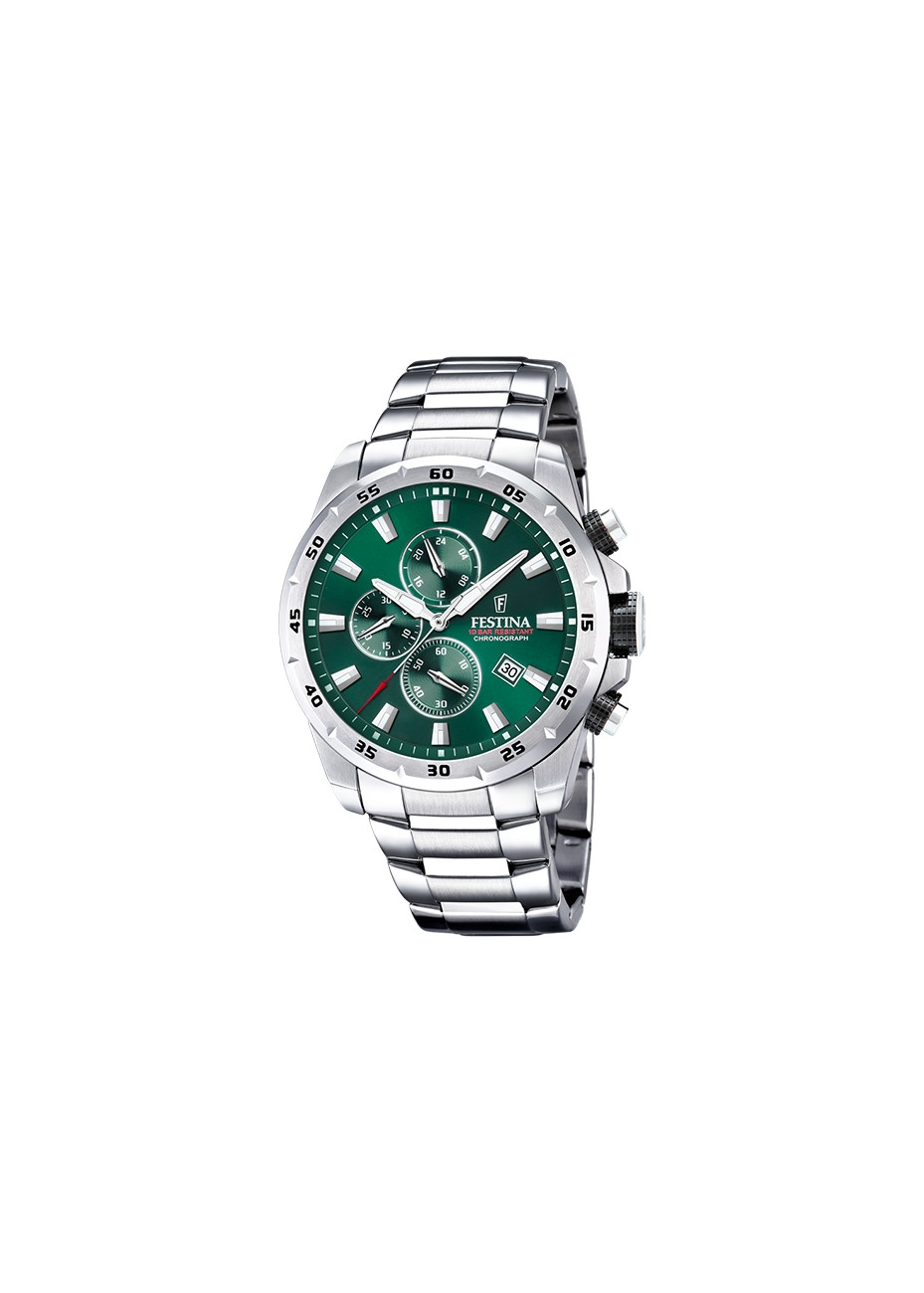 F20463-3 Festina chrono met markante groene wijzerplaat 149