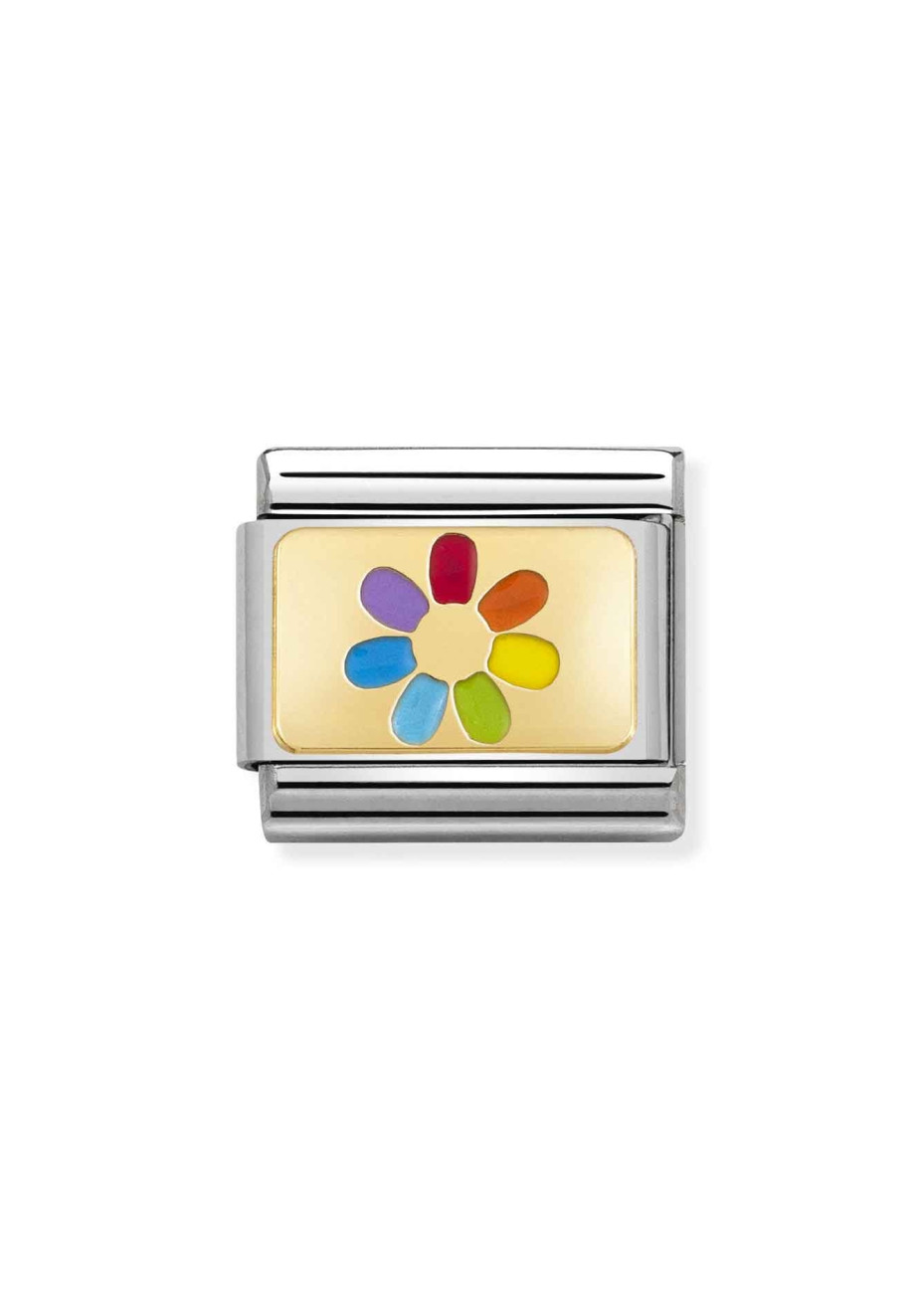 03026320 Nomination Schakel regenboog bloem