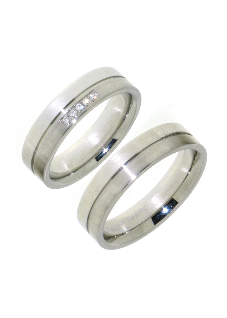 Briljant 45150 stalen relatieringen FL Paris