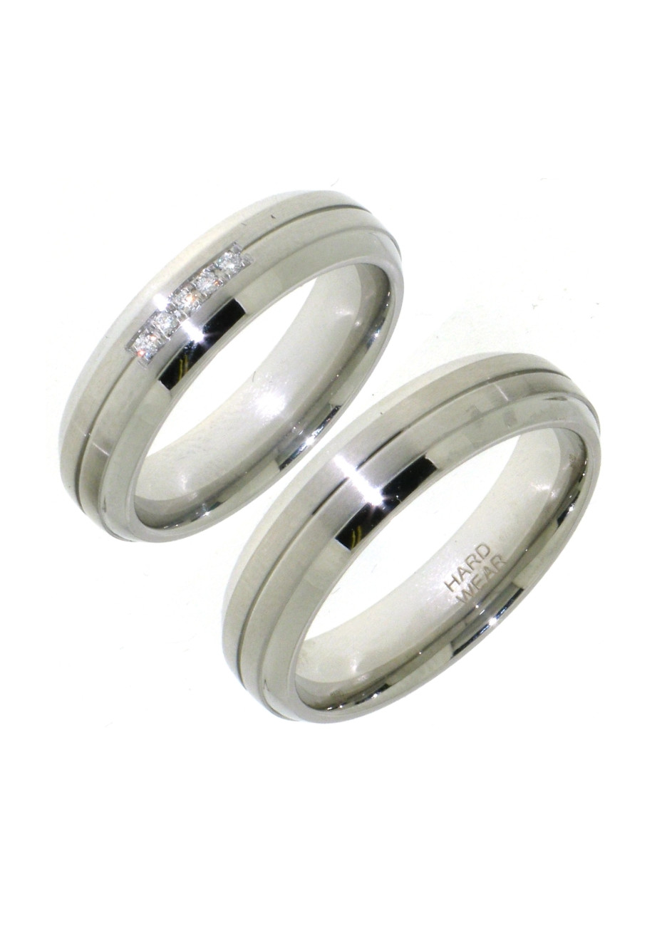 Briljant 45158 stalen relatieringen FL Paris