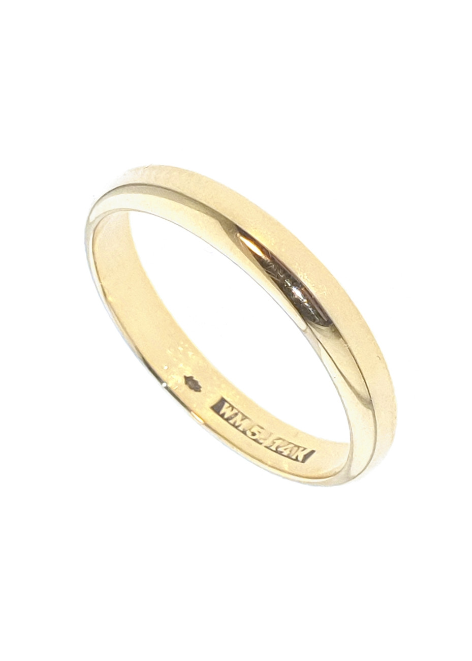 .5.4 gram losse gladde trouwring goud maat 21.5