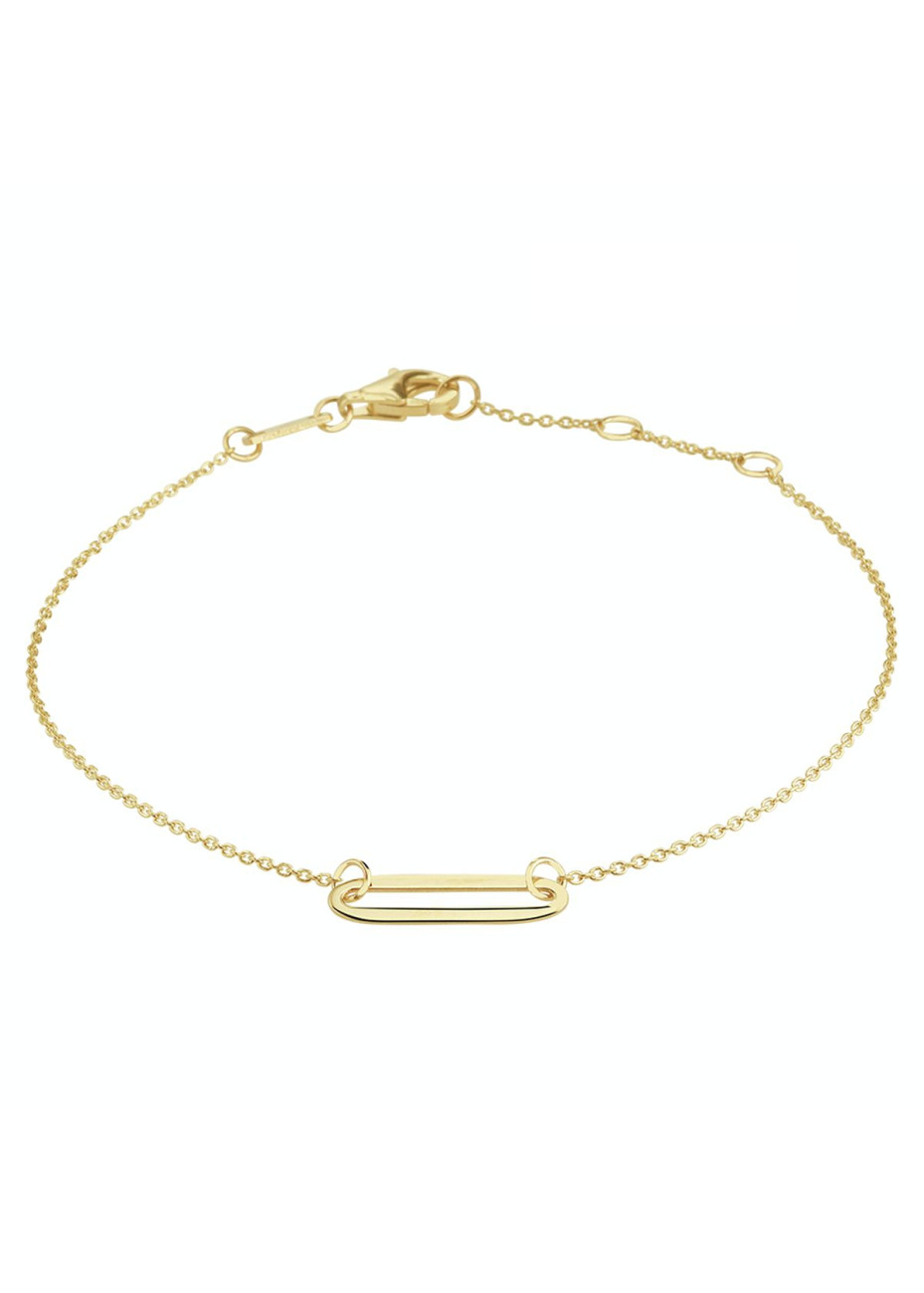 Paperclip armband 40.22743 18.5 cm Goud