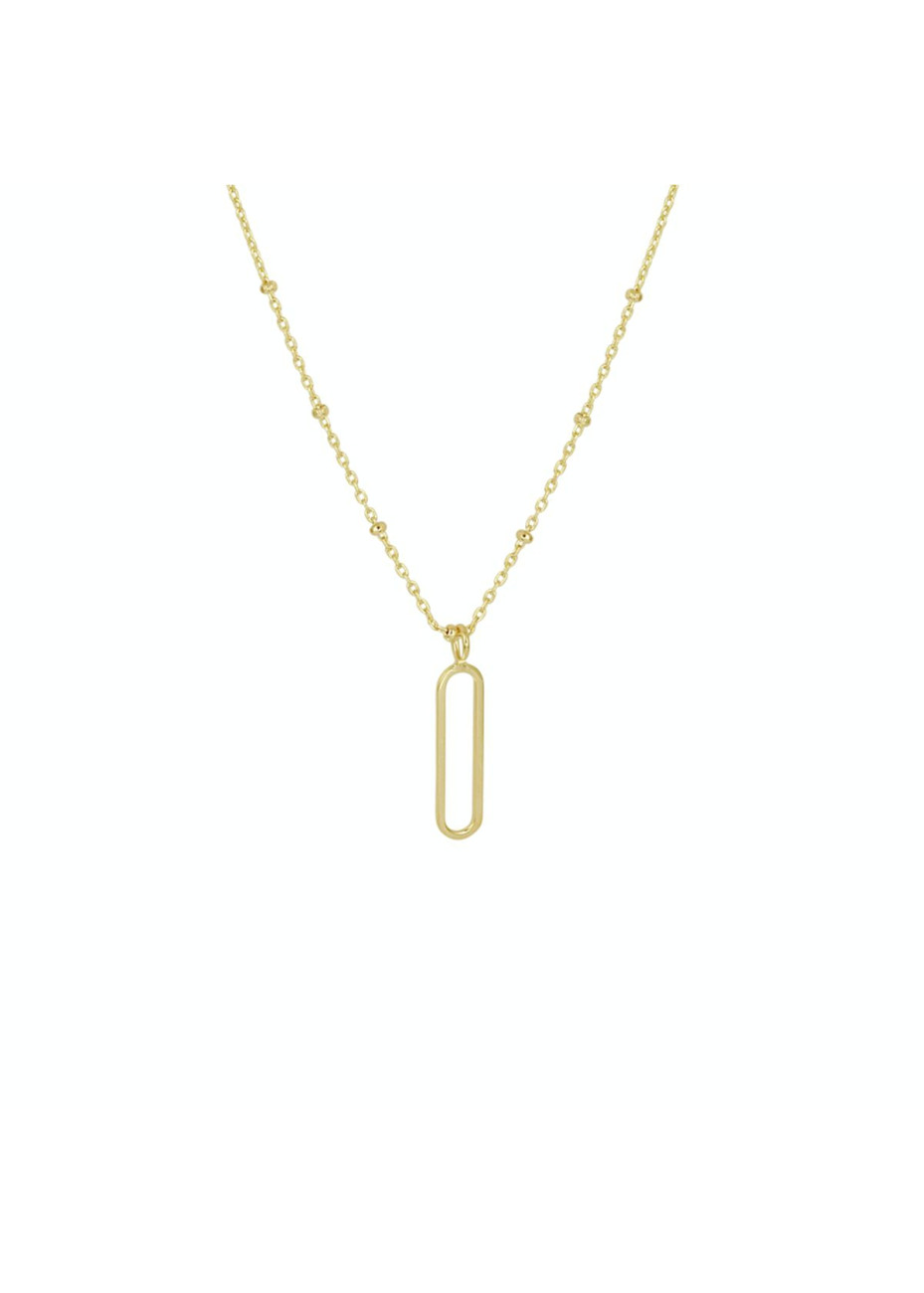 Paperclip collier 40.22527 Goud 45 cm