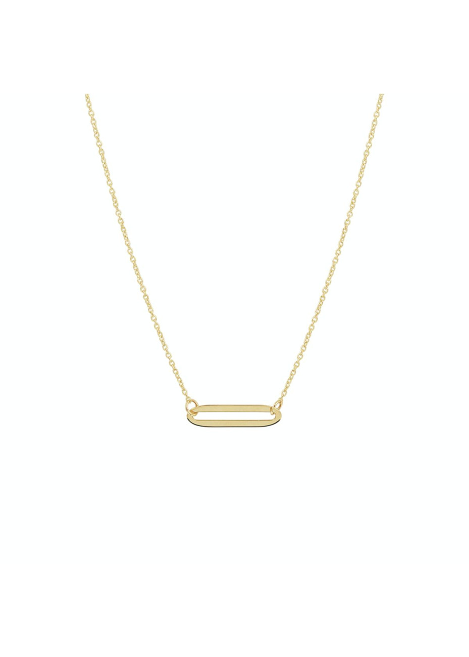 Paperclip collier 40.22744 Goud 45 cm