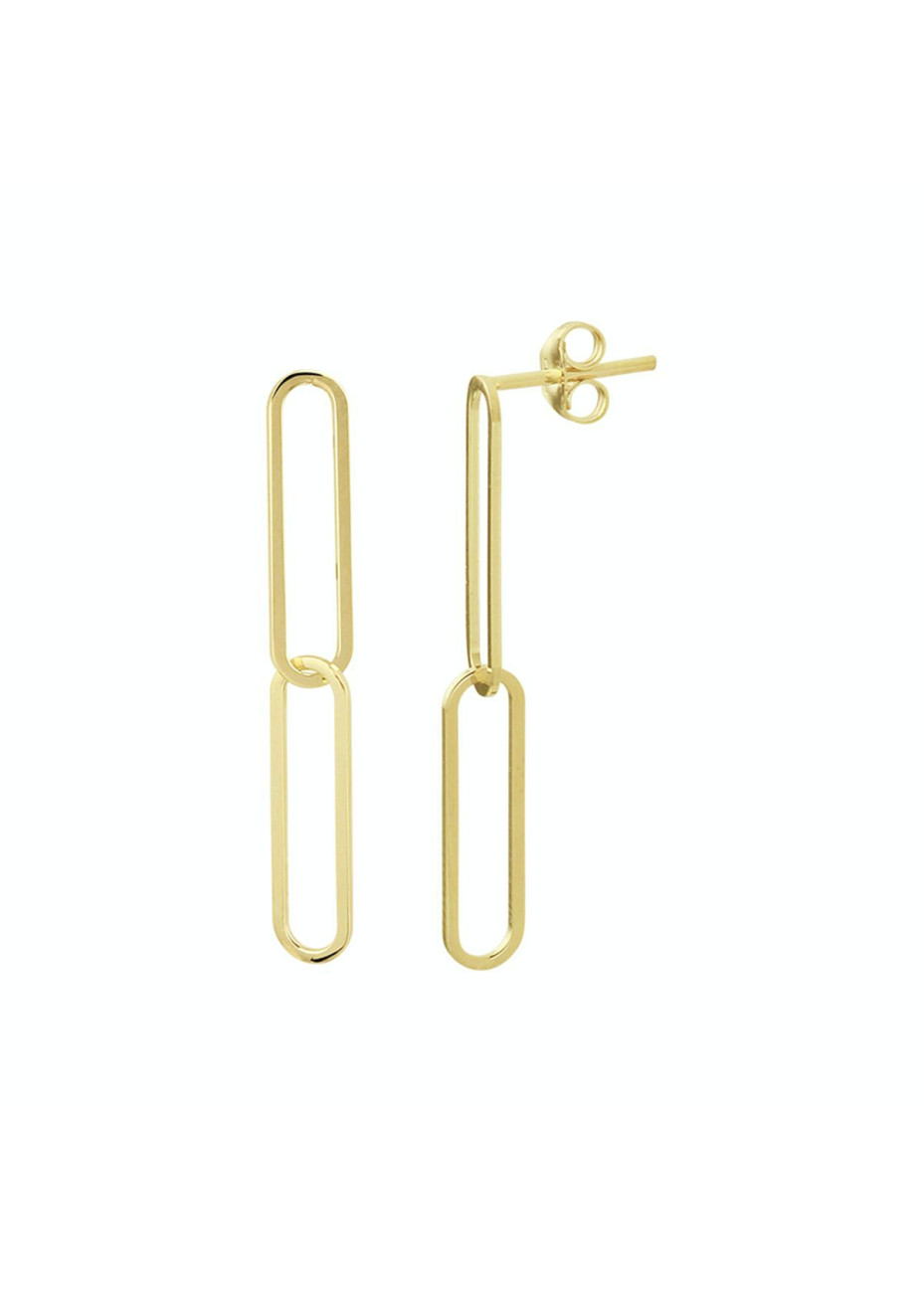 Paperclip oorhangers 40.22871 Goud