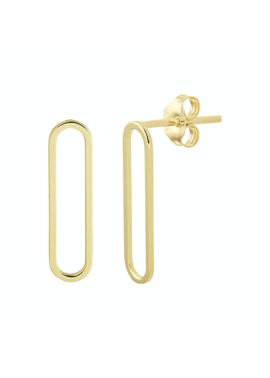 Paperclip oorknoppen 40.22870 Goud