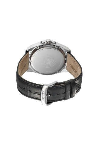 BM7108-14E Herenhorloge Citizen Eco Drive met Zwartleren Band en Saffierglas