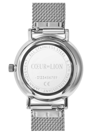 1725 Dameshorloge Silver-Mother of Pearl Coeur de Lion 7610701725