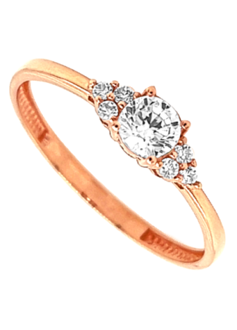 .GR324 aanzoeksring in witgoud-geelgoud of rosé goud