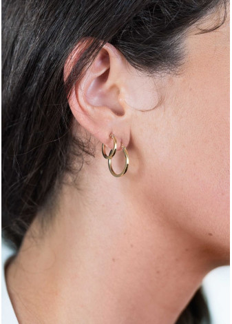 ZGO257 Gouden Zinzi oorringen 13 mm