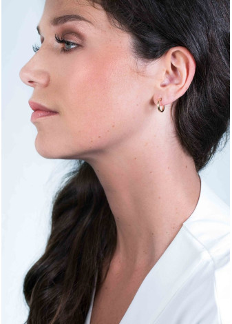 ZGO257 Gouden Zinzi oorringen 13 mm