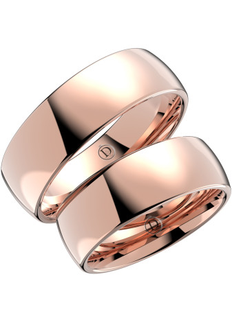 KR2070 Donatello witgouden trouwringen 7.0 mm