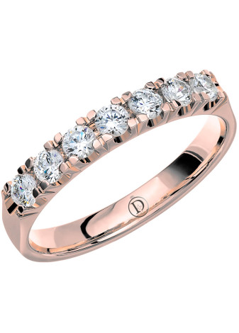 MR36 Witgouden trouwring-rijring met 0.42 crt. briljant 2.8 mm