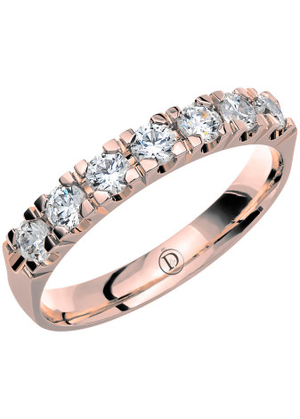 MR38 Witgouden trouwring-rijring met 0.56 crt. briljant 3.1 mm