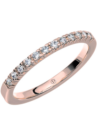 MR60 Witgouden trouwring-rijring met 0.24 crt. briljant 2.0 mm