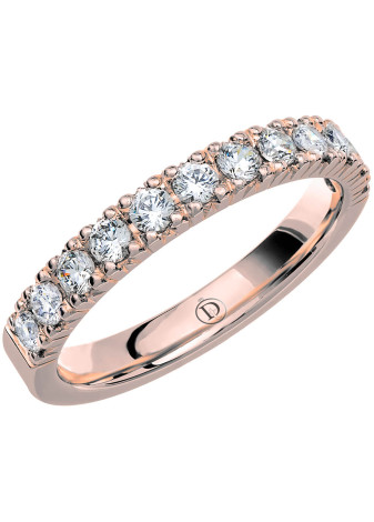 MR67 Witgouden trouwring-rijring met 0.60 crt. briljant 3.0 mm