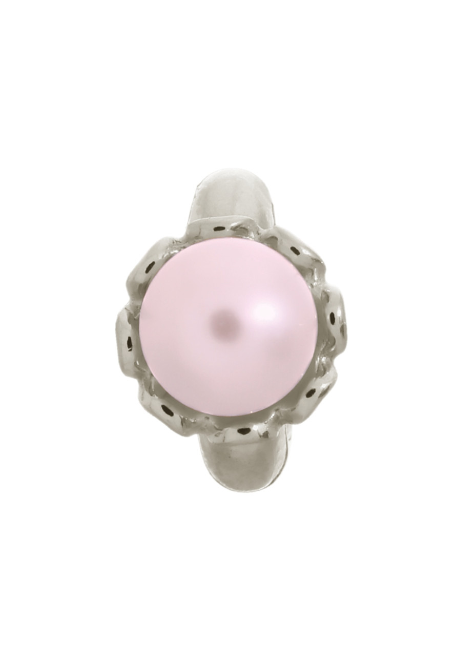41250-4 Endless Charm Rose Pearl Flower Silver