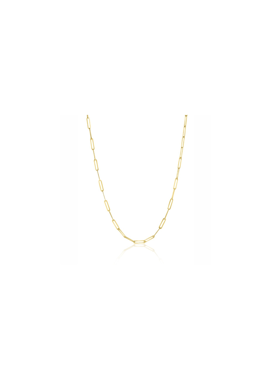 ZGC298 Paperclip collier goud 45 cm Zinzi