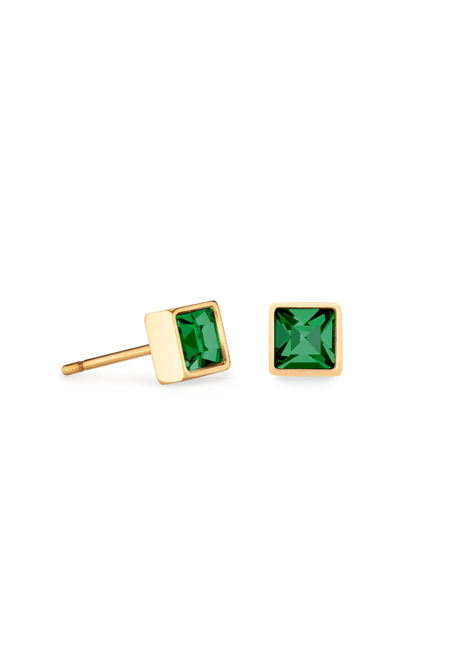 0549 Oorsieraad Dark Green-Gold Coeur de Lion 0501210549