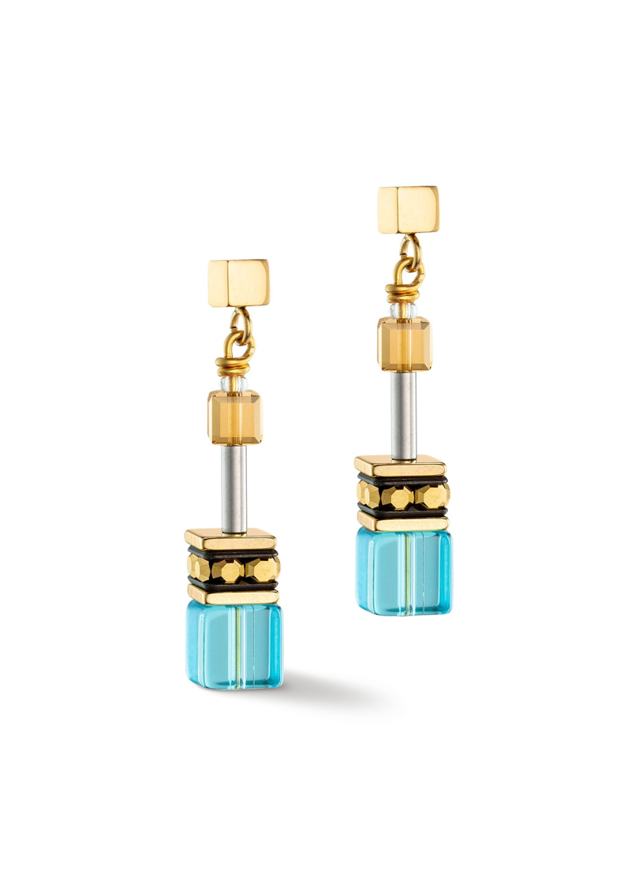 0616 Oorsieraad Turquoise-Gold Coeur de Lion 2838210616