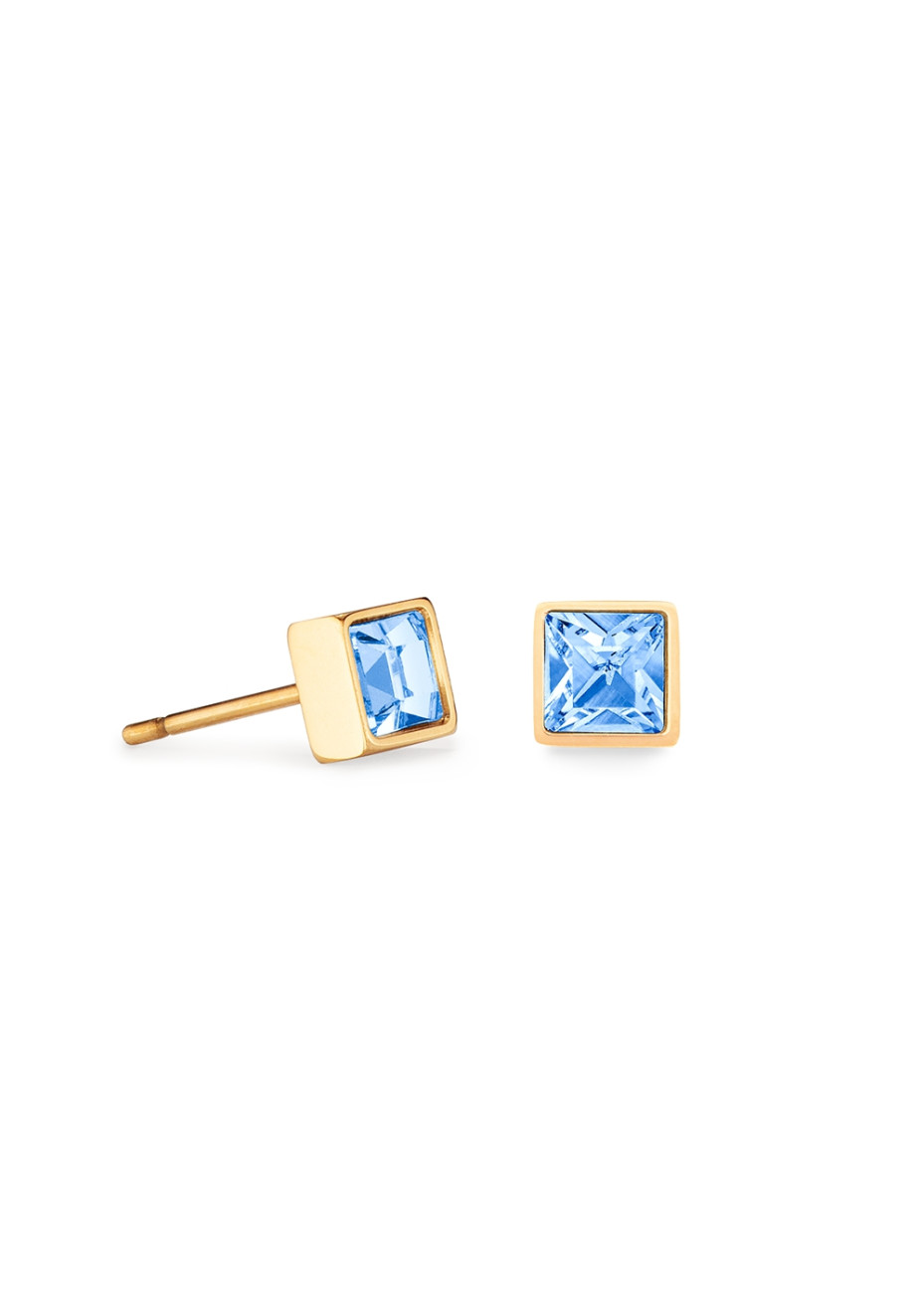 0755 Oorsieraad Light Blue-Gold Coeur de Lion 0501210755