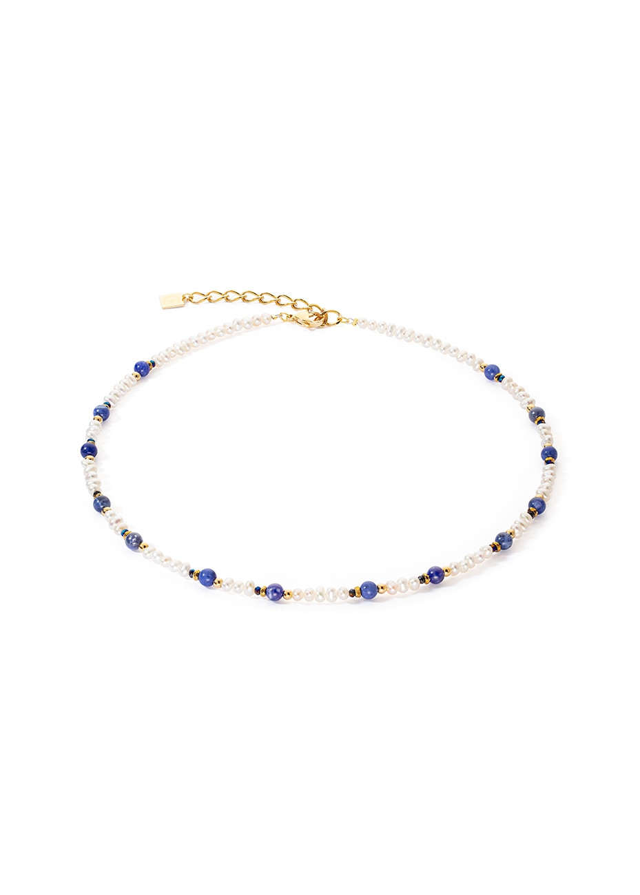 0700 Collier Blue Coeur de Lion 1109100700