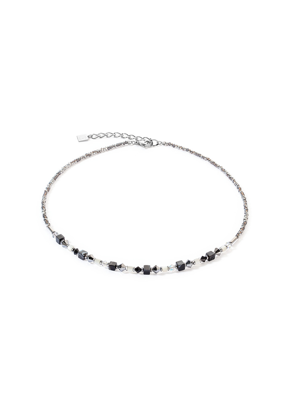 1314 Collier Black-White Coeur de Lion 4239101314