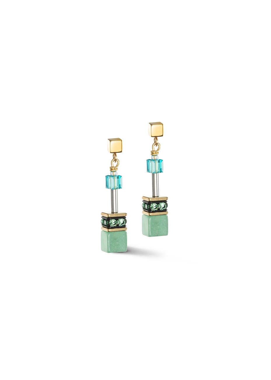 0506 Oorsieraad Green-Turquoise Coeur de Lion 4905210506