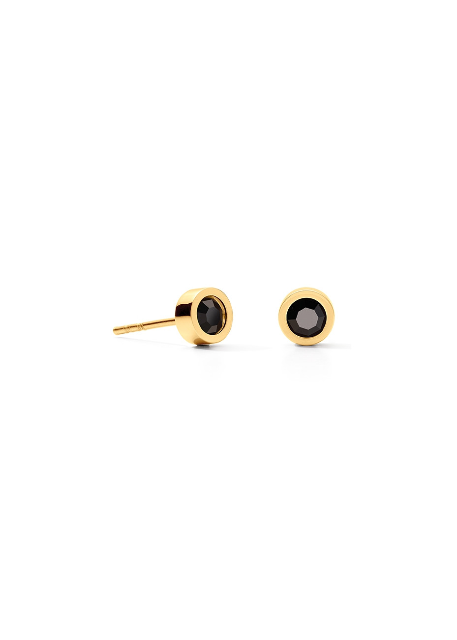 1316 Oorsieraad Black-Gold Coeur de Lion 0227211316