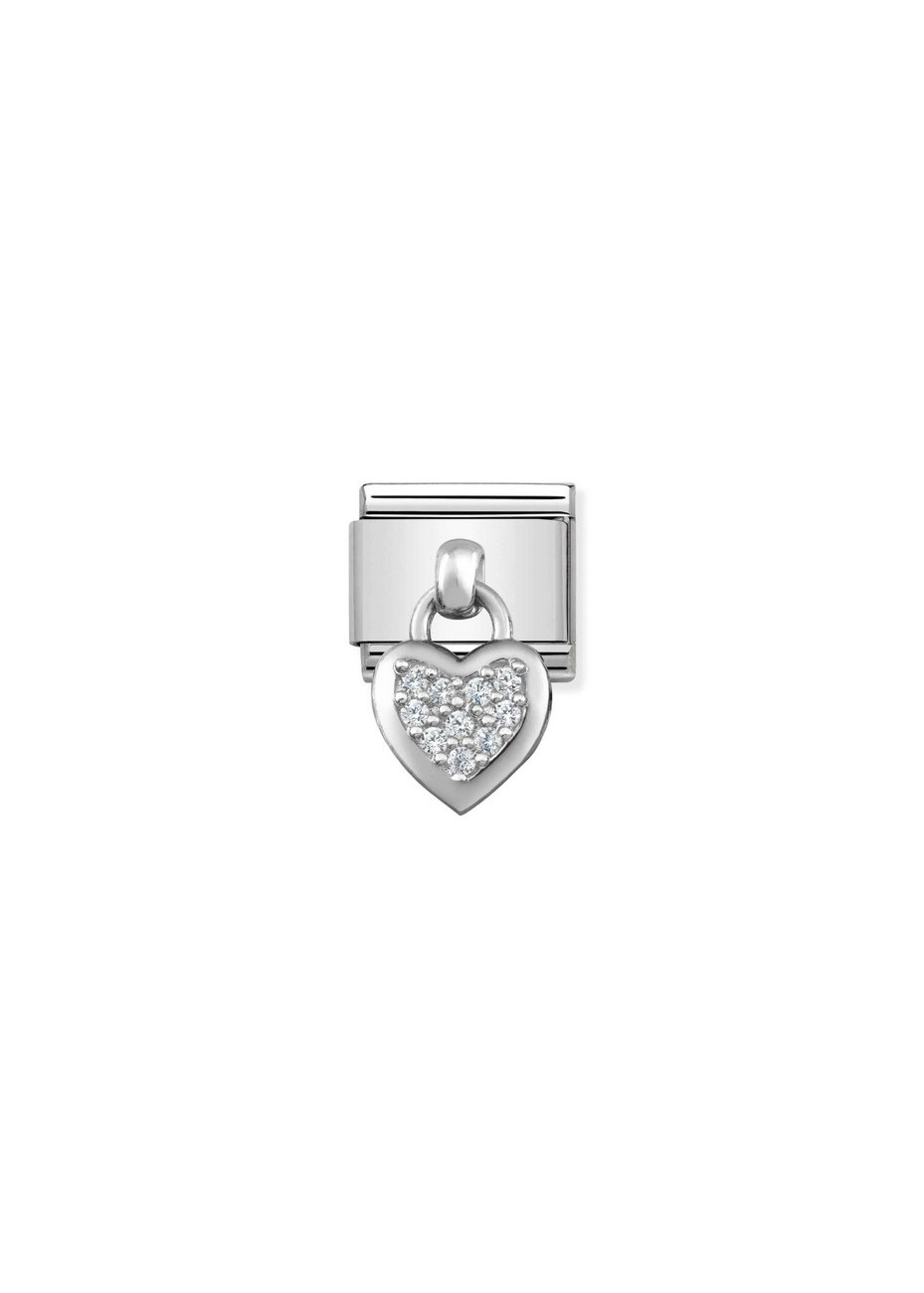 33180001 Nomination Hart Hangend Pavé Zirconia