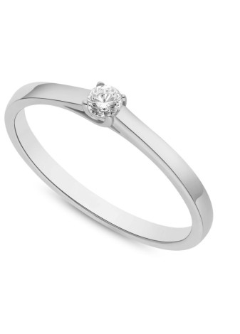 .0309-005 Verlovingsring met gedraaide zetting met 0.05-0.10-0.20 crt. briljant