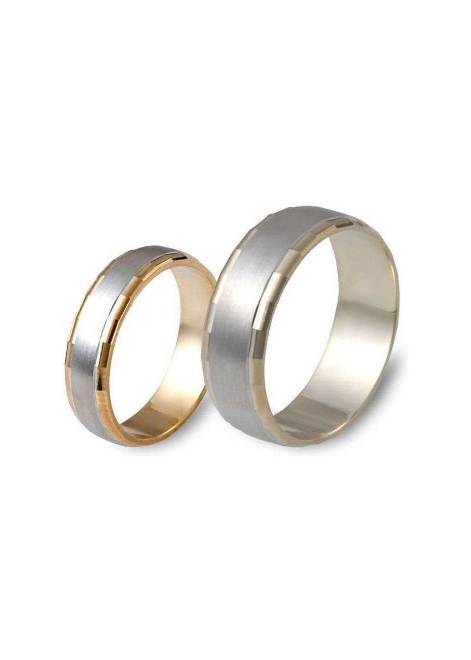 0704 Trouwringen bicolour goud 5+7 mm