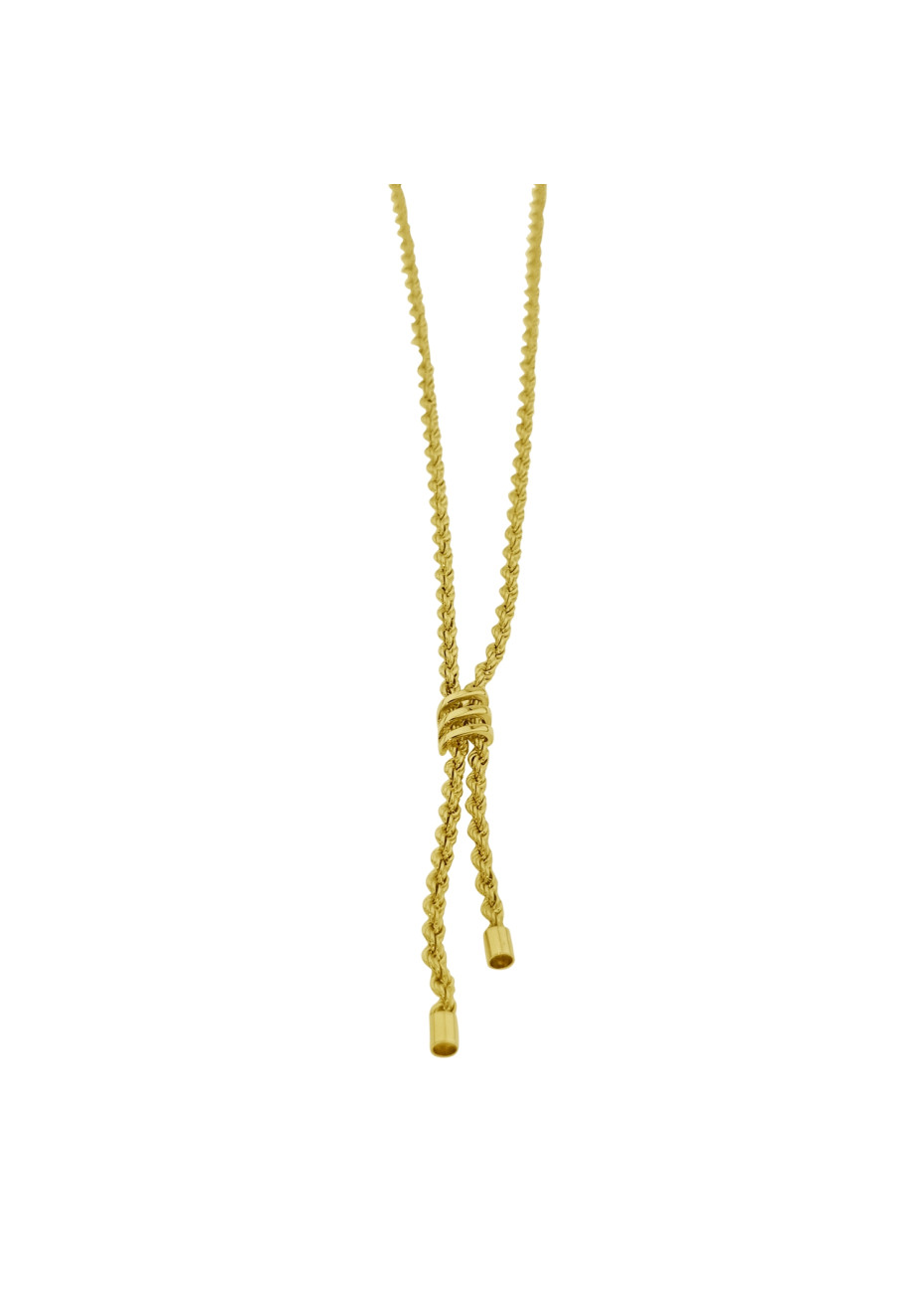 .4.0 gram y-collier koordcollier geelgoud