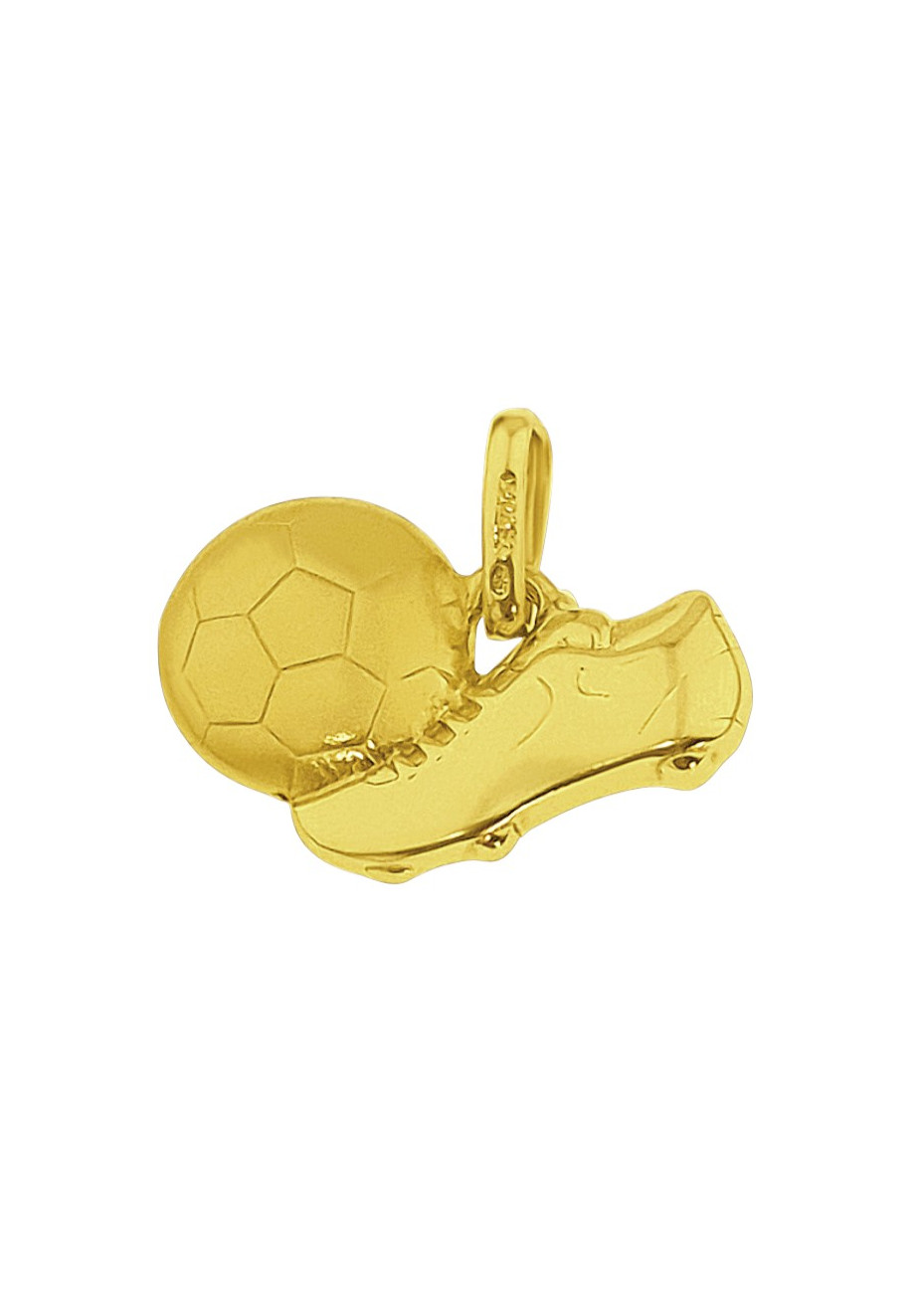 .4.6 gram gouden hanger voetbalschoen 26x22 mm
