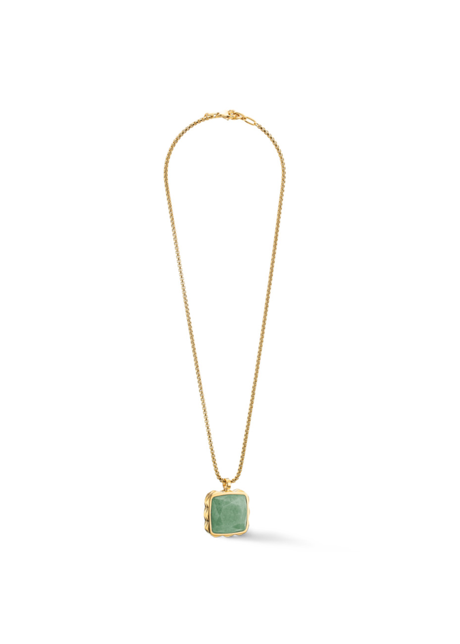 0516 Collier Green-Gold Coeur de Lion 1200100516