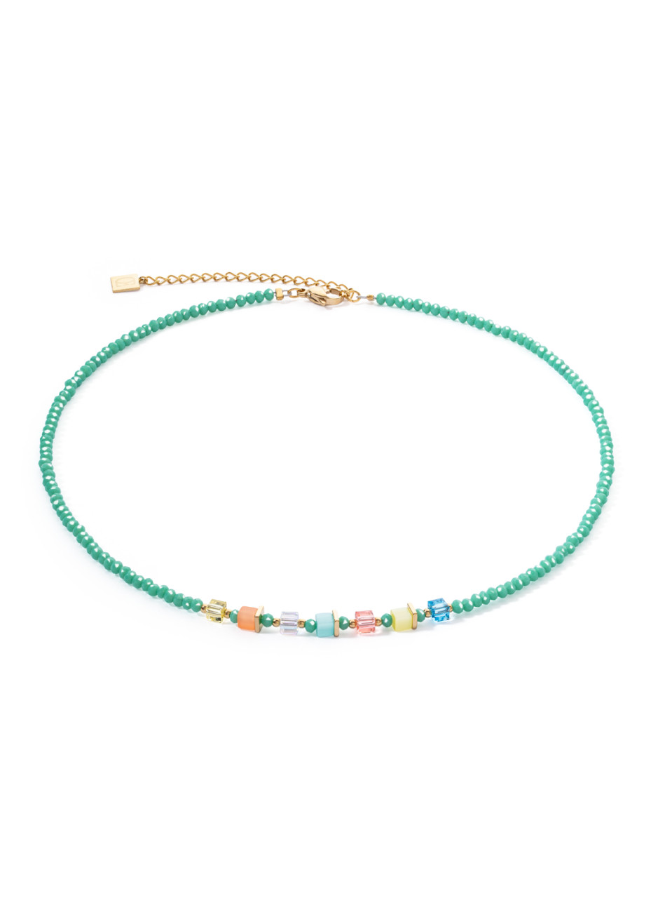1505 Collier Multicolour Green Coeur de Lion 4357101505