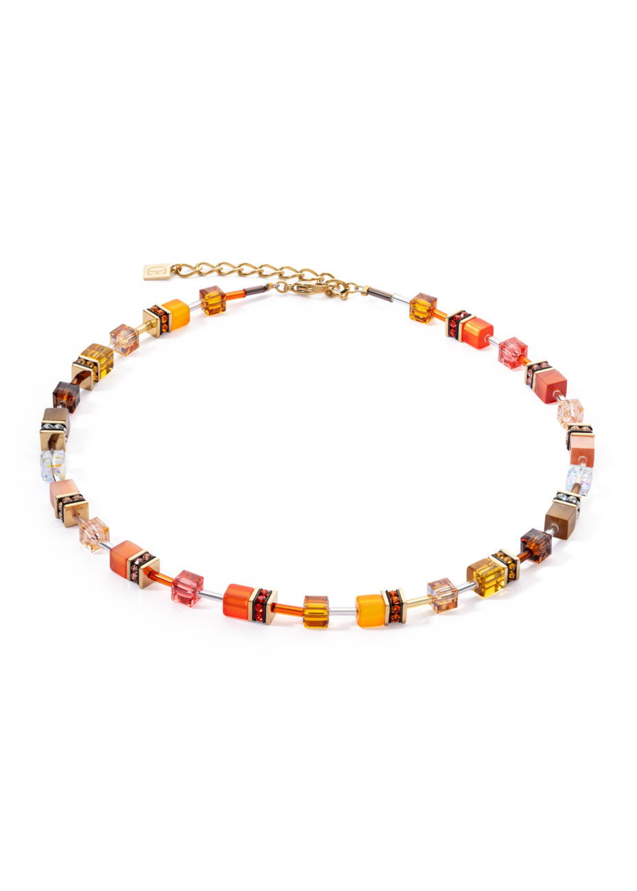 0211 Collier Orange-Brown Coeur de Lion 2838100211
