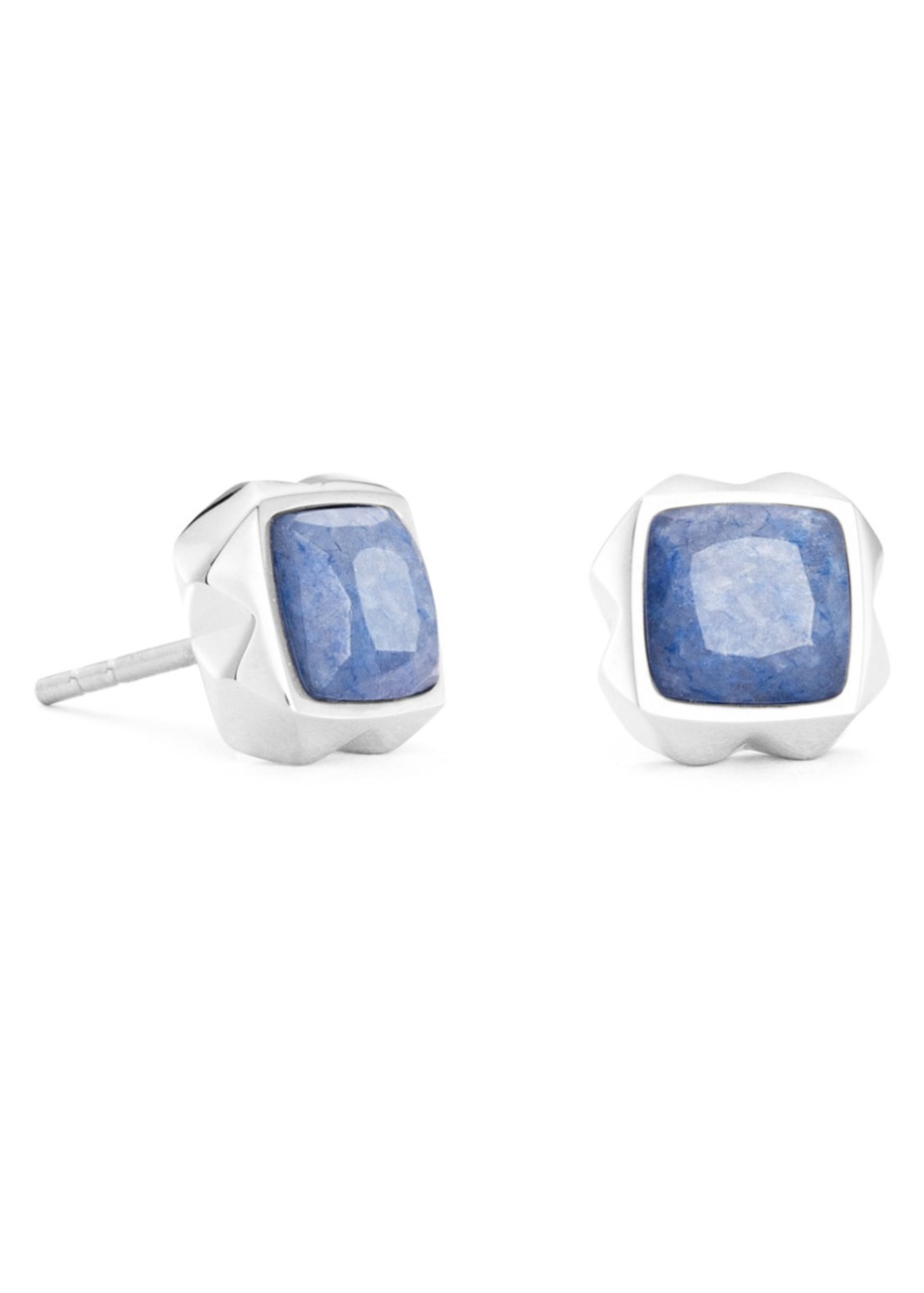 0717 Oorsieraad Blue-Silver Coeur de Lion 1200210717