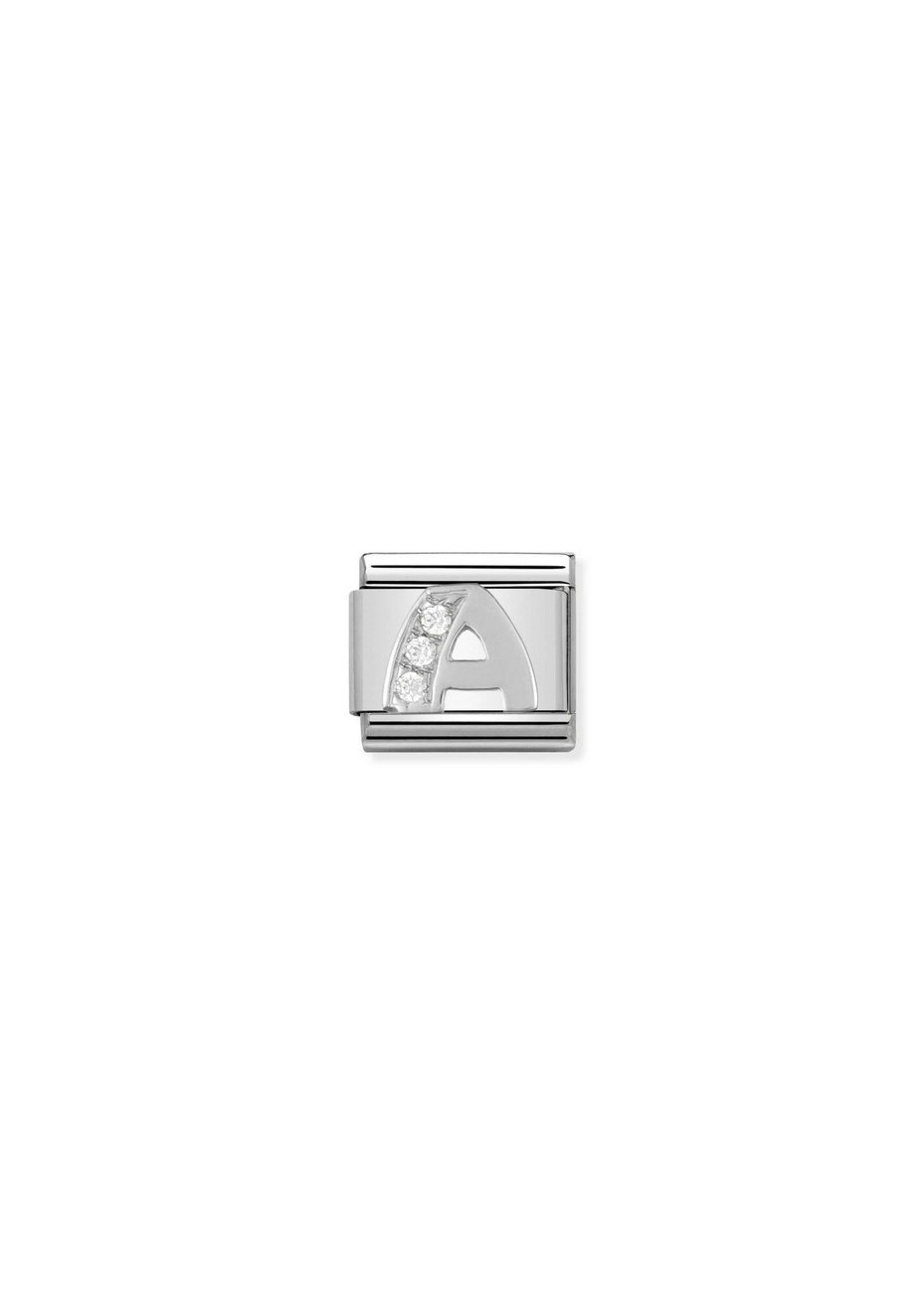 33030101 Nomination letter A zilver met zirconia