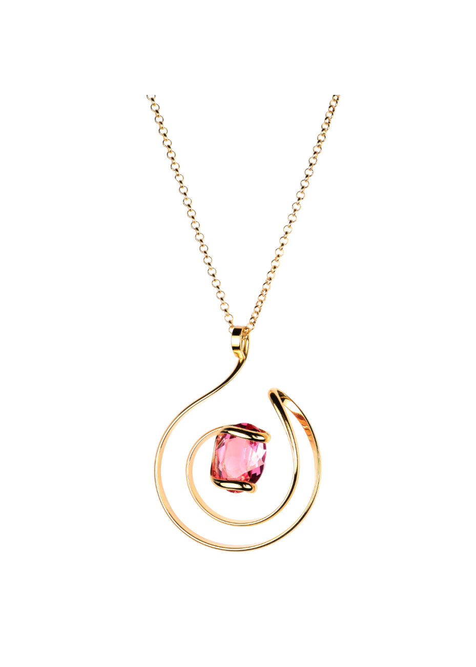 Simple Fuchsia GOMOVFUCDD Andrea Marazzini verguld stalen hanger met collier