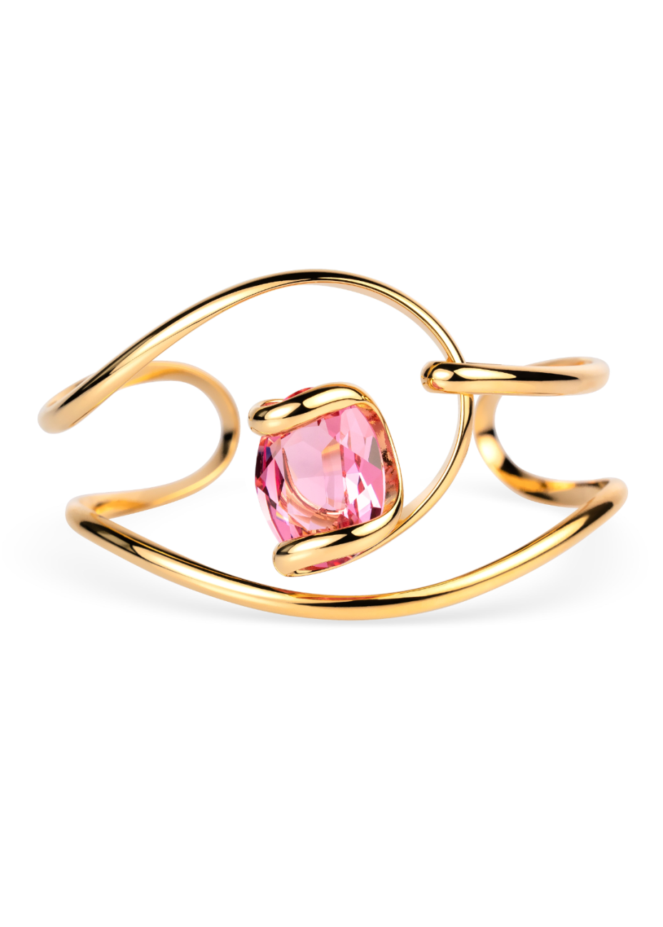 Simple Fuchsia GOMOVFUBR1 Andrea Marazzini verguld stalen klemband