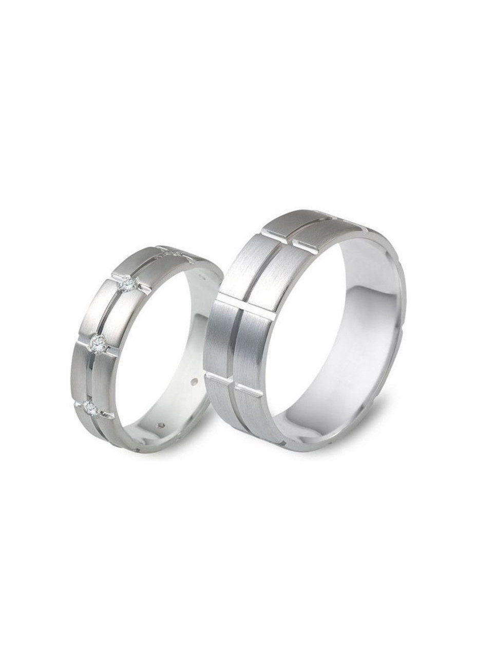0502 Trouwringen witgoud met 9x0.02 crt briljant 5+7 mm